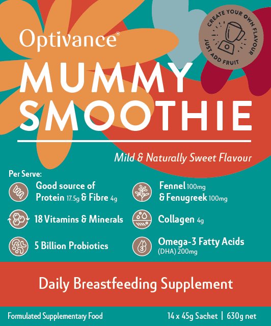 Mummy Smoothie for Breastfeeding + Subo Bottle Bundle - Optivance