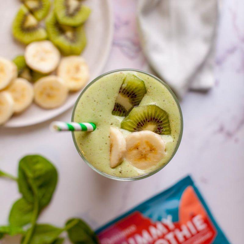 Kiwi & Banana Mummy Smoothie recipe for pregnancy and breastfeeding routines.