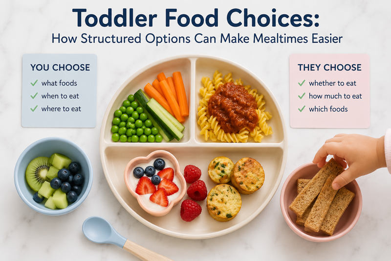Toddler Food Choices: How Structured Options Can Make Mealtimes Easier