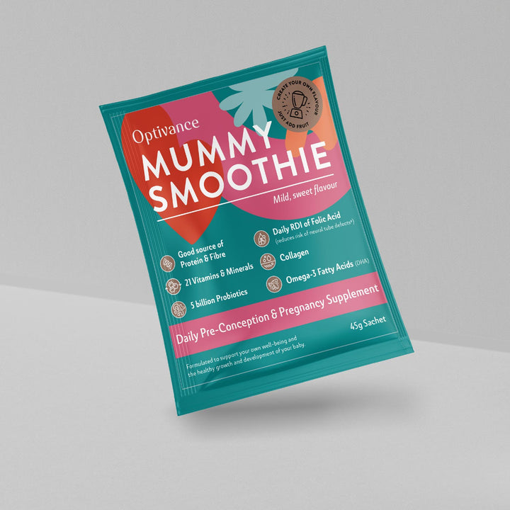 Optivance Mummy Smoothie Prenatal Vitamins Support in a Smoothie
