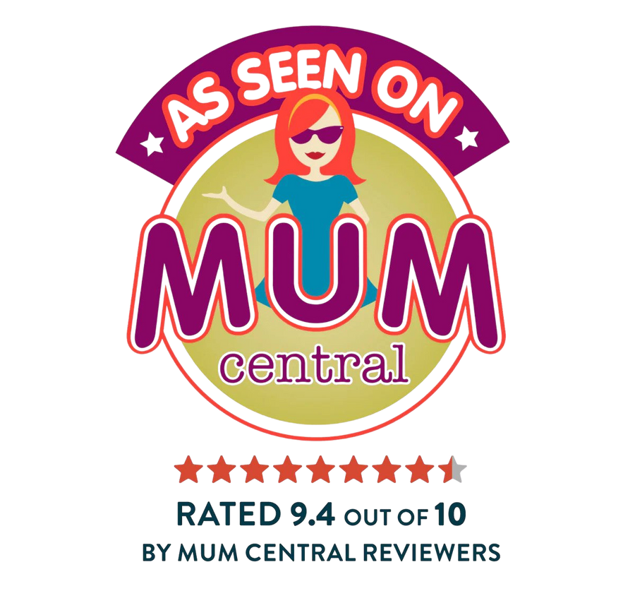 As seen on Mum Central — rated 9.4 out of 10