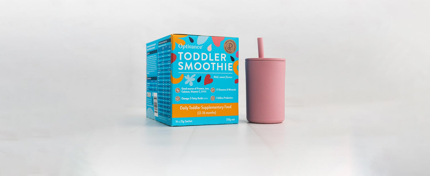 Toddler Smoothie with sippy cup